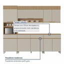 Ver imagem 4 de Cozinha Completa Modulada 5 Peças 9 Portas 4 Gavetas 100% MDF Realeza Premium