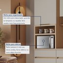 Ver imagem 6 de Cozinha Completa Modulada 5 Peças 9 Portas 4 Gavetas 100% MDF Realeza Premium