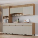 Ver imagem 1 de Cozinha Completa Modulada 5 Peças 9 Portas 4 Gavetas 100% MDF Realeza Premium