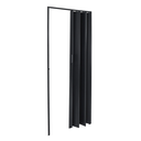 Ver imagem 1 de Porta Sanfonada de PVC Preto Relevo Plasbil 210x70cm