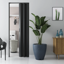 Ver imagem 4 de Porta Sanfonada de PVC Preto Relevo Plasbil 210x70cm