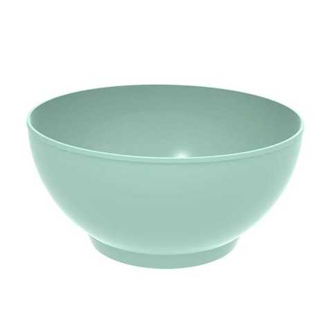 Tigela Grande Crippa Travessa Redonda 3,1l Verde Menta Servir Salada Sobremesa Pratos Quentes