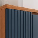 Ver imagem 6 de Conjunto para Banheiro Completo com Gabinete Madeira Maciça Cuba Sobrepor e Espelho com LED - Linha