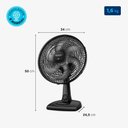 Ver imagem 2 de Ventilador de Mesa 30cm Super Power Ii Mondial Nvsp-30-B2