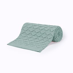 Manta Peseira de Tricot Decorativa Queen Alana Maré Big Tricot - 1
