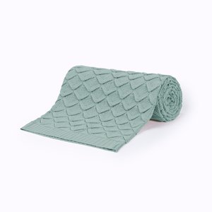 Manta Peseira de Tricot Decorativa Queen Alana Maré Big Tricot