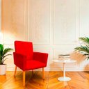 Ver imagem 2 de Poltrona Cadeira para Sala Confortável e Minimalista Nina Suede