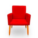 Ver imagem 1 de Poltrona Cadeira para Sala Confortável e Minimalista Nina Suede