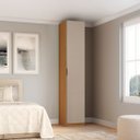 Ver imagem 1 de Guarda Roupa Modular 1 Porta com Gaveta 45cm Altezza Clean:freijó/off White