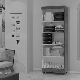 Armário Multiuso Organizador Sapateira Texas 1,80 C Chave Branco J&A Móveis - 3