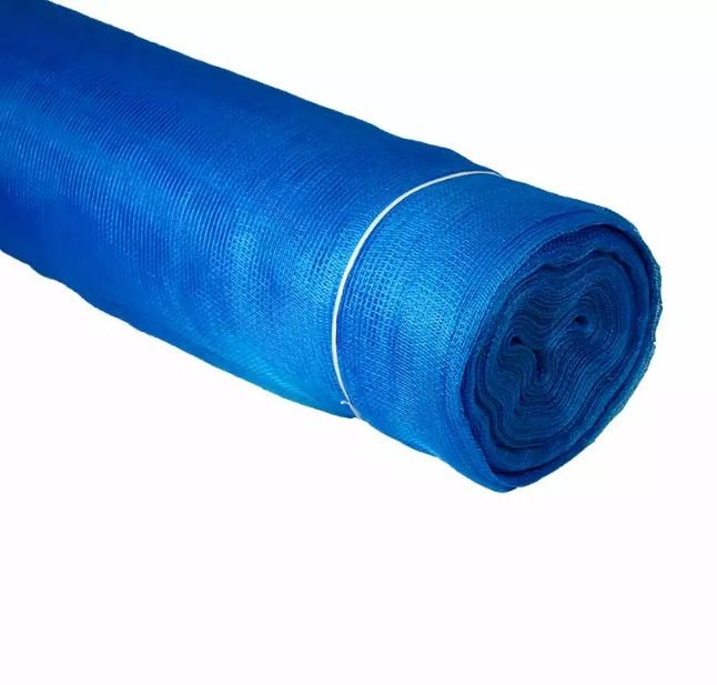 Tela Fachadeira Leve Azul P/construção (6x3mm 3x10m) 30m² - 1
