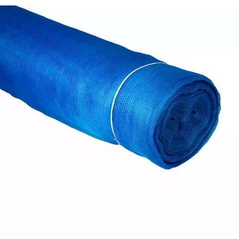 Tela Fachadeira Leve Azul P/construção (6x3mm 3x10m) 30m²