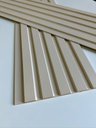 Ver imagem 4 de Painel Ripado Compacto 274x25cm Larg. 4 Unid. - Mdf - Areia - Talatto
