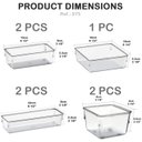 Ver imagem 5 de Organizador Multiuso Modular Gavetas Acrílico Kit de 7 peças