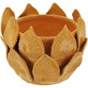 Ver imagem 1 de CACHEPÔ 11x13x13cm CERÂMICA AMARELO