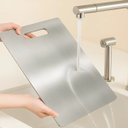 Ver imagem 6 de Tábua de Carne Aço Inox 36x25cm Antibacteriana Higiênica Unica