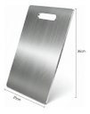 Ver imagem 5 de Tábua de Carne Aço Inox 36x25cm Antibacteriana Higiênica Unica