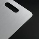 Ver imagem 4 de Tábua de Carne Aço Inox 36x25cm Antibacteriana Higiênica Unica