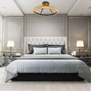 Ver imagem 4 de Lustre 3 em 1 Anel Cristal Arco Led Luminaria Pendente Infinito Perfil Sala de Jantar Quarto