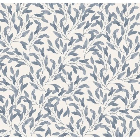 Papel de Parede Bobinex Revoada - Folha Oliveira Azul Céu 4426