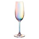 Ver imagem 3 de Jogo de Taças de Champagne Furta Cor de Cristal com Titânio Dom Paris 230ml 6 Peças - Seu Lar