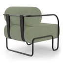 Ver imagem 6 de Poltrona Decorativa Orgânica Living Miska Bouclê Verde Oliva - Desk Design