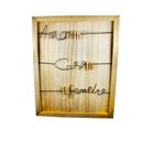 Ver imagem 1 de Quadro Mdf Escrita em Arame + Pregador 40x50cm - Preto