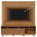 Ver imagem 7 de Estante Painel para Tv 75 Pol Led 200cm Yarden C04 Freijó - Lyam Decor