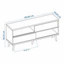 Ver imagem 3 de Rack para TV até 50 Polegadas 2 Portas NT 1180 