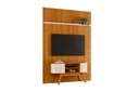 Ver imagem 2 de Estante New Silverstone para Tv até 65 Polegadas - Cinamomo / Off White - Madetec