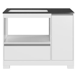 Balcão para Cooktop Notável Móveis Nt3050 1 Porta e 1 Gaveta - 3