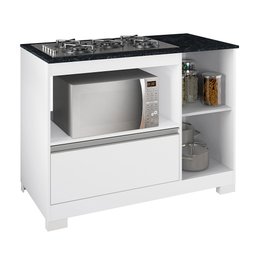 Balcão para Cooktop Notável Móveis Nt3050 1 Porta e 1 Gaveta - 4