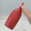 Ver imagem 3 de Vaso Decorativo Enfeite Planta Aparador Garrafa Cerâmica 42x12x12cm Terracota