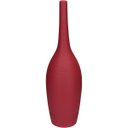 Ver imagem 1 de Vaso Decorativo Enfeite Planta Aparador Garrafa Cerâmica 42x12x12cm Terracota