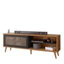 Ver imagem 5 de Rack para TV até 60 Polegadas 1 Porta com Rattan Palhinha NT 1175