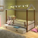 Ver imagem 1 de Cama Solteiro Eliz Branca com Luzes e Auxiliar Divaloto