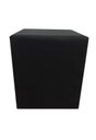 Ver imagem 1 de Puff Quadrado Não É Segredo Suede Amassado Preto 40x45 Nspq02tsm - Rodízios de Silicone