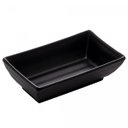 Ver imagem 1 de Molheira Pote Porta Shoyu Retangular de Melamina Tóquio 60ml Preto Lyor 10x6x3cm