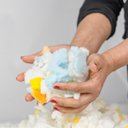 Ver imagem 3 de 50 Litros Flocos de Espuma para Enchimento Almofada Puff