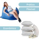 Ver imagem 2 de 50 Litros Flocos de Espuma para Enchimento Almofada Puff