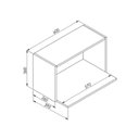 Ver imagem 4 de Nicho de Parede para Microondas Funcionale Preto
