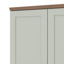 Ver imagem 4 de Cozinha Completa Modulada Aéreo 4 Portas Balcão 2 Portas 3 Gavetas com Tampo e Rodapé Luminata Verde