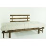 Sofá Cama Futon com Almofadas Cru 1854.2 Country Comfort - Mão & Formão - Nogueira - 5