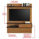 Ver imagem 6 de Painel para TV até 55 Polegadas 135CMX160,2cm Nt 1155 Marrom