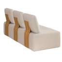 Ver imagem 6 de Conjunto Sofá 7 Lugares Moderno Versátil com Chaise, Puff e Encosto de Madeira Sebastian -