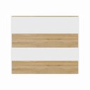 Ver imagem 4 de Balcão Atendimento Recepção Consultório 120 Cm X 110 Cm F5 Cor:macadâmia com Branco