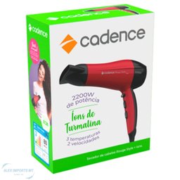 Secador de Cabelo Cadence Rouge Style levar em passeios - 3