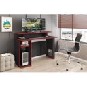 Ver imagem 5 de Mesa Gamer Escrivaninha Inspire 120cm Preto