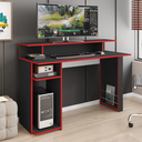 Ver imagem 1 de Mesa Gamer Escrivaninha Inspire 120cm Preto