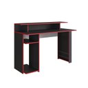 Ver imagem 4 de Mesa Gamer Escrivaninha Inspire 120cm Preto